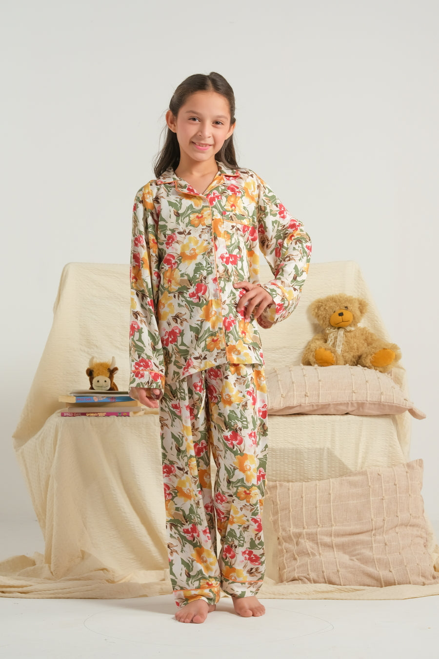 Sprinkles Stitched 2 Piece Summer Night Suit Kids Collection'2025-Lemonade Delight - Night Suit - 2pcs