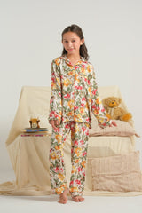 Sprinkles Stitched 2 Piece Summer Night Suit Kids Collection'2025-Lemonade Delight - Night Suit - 2pcs