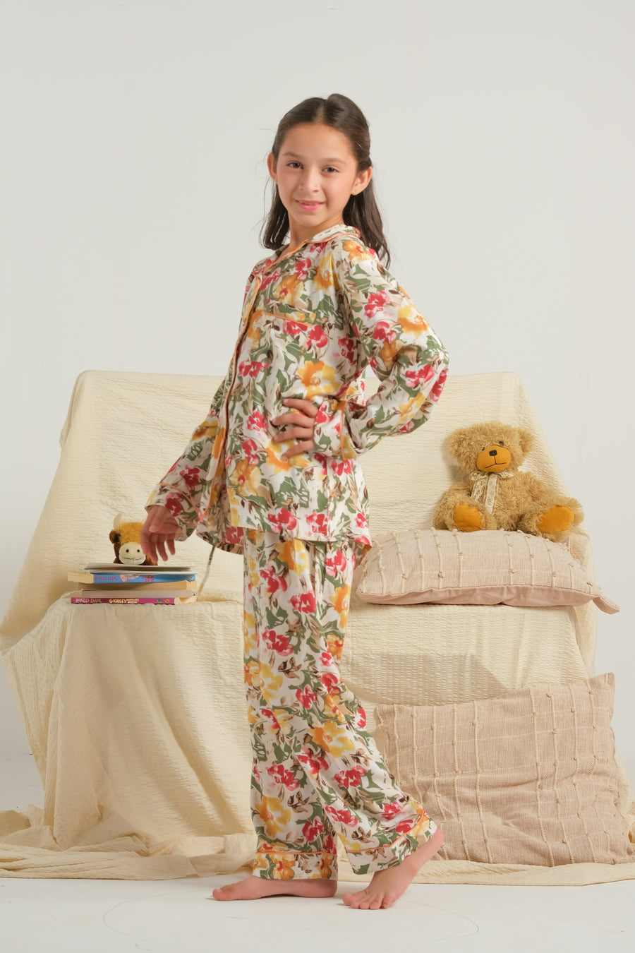 Sprinkles Stitched 2 Piece Summer Night Suit Kids Collection'2025-Lemonade Delight - Night Suit - 2pcs