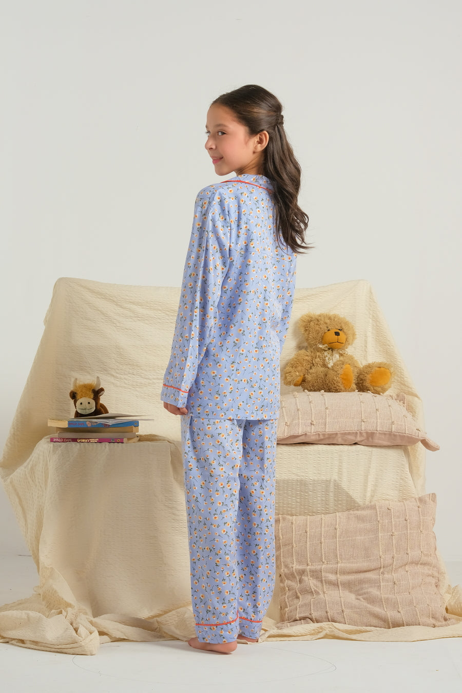 Sprinkles Stitched 2 Piece Summer Night Suit Kids Collection'2025-Sunbeam Petals - Night Suit - 2pcs
