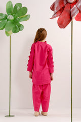 Sprinkles Stitched 2 Piece Summer Co Ord Sets Kids Collection'2025-Blush Pink - Co-ord Set