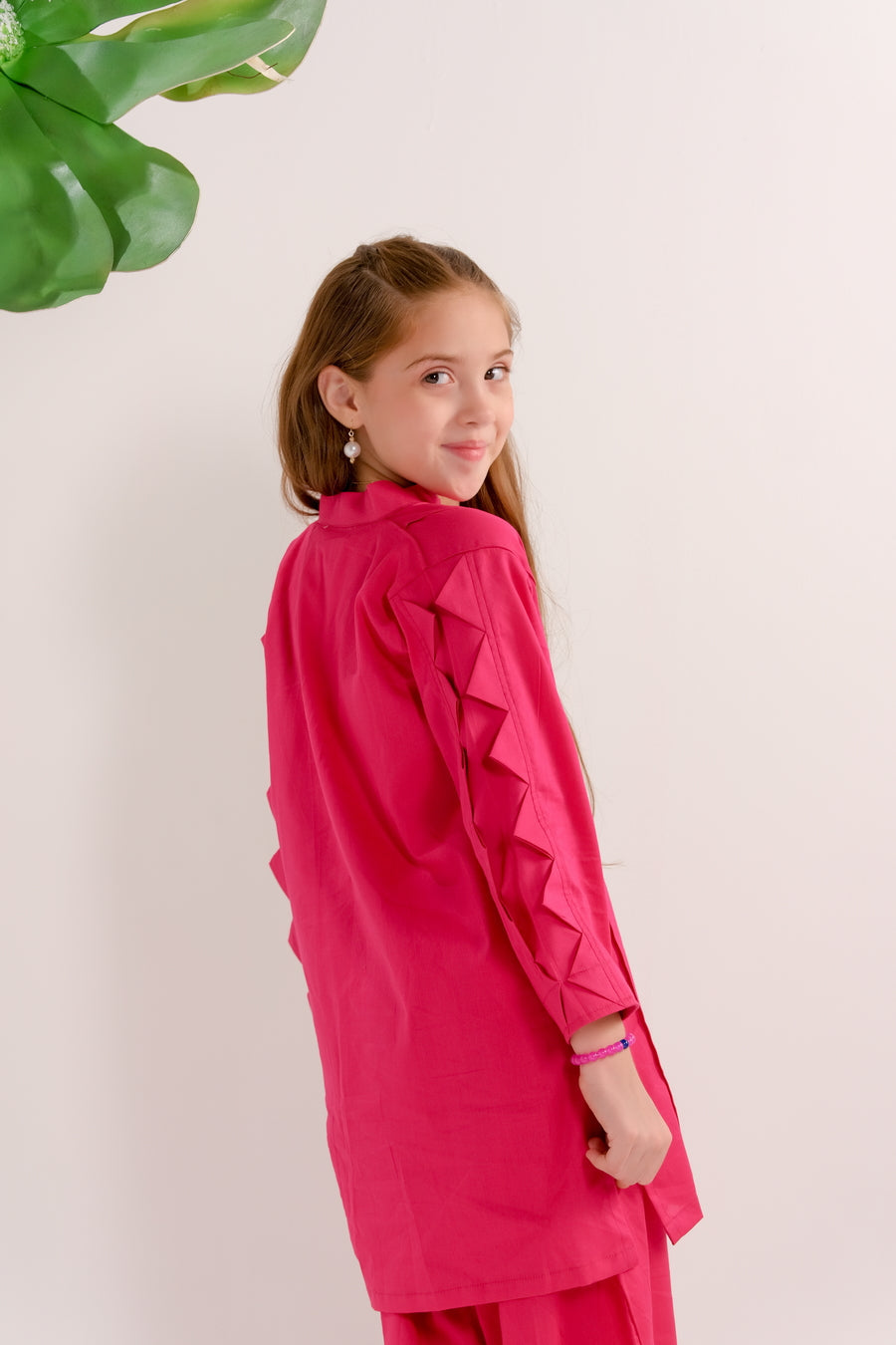 Sprinkles Stitched 2 Piece Summer Co Ord Sets Kids Collection'2025-Blush Pink - Co-ord Set