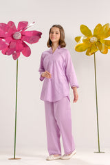 Sprinkles Stitched 2 Piece Summer Co Ord Sets Kids Collection'2025-Lilacl Grace - Co-ord Set