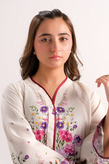 Sprinkles Stitched 2 Piece Summer Co Ord Sets Kids Collection'2025-Floral Frost White - 2pcs
