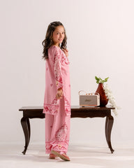 Sprinkles Stitched 2 Piece Summer Co Ord Sets Kids Collection'2025-Pink Mosaic Hearts - 2pcs