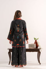 Sprinkles Stitched 2 Piece Summer Co Ord Sets Kids Collection'2025-Crimson Garden Bloom - 2pcs