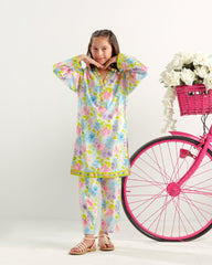 Sprinkles Stitched 2 Piece Summer Co Ord Sets Kids Collection'2025-Petal Parade - 2pcs