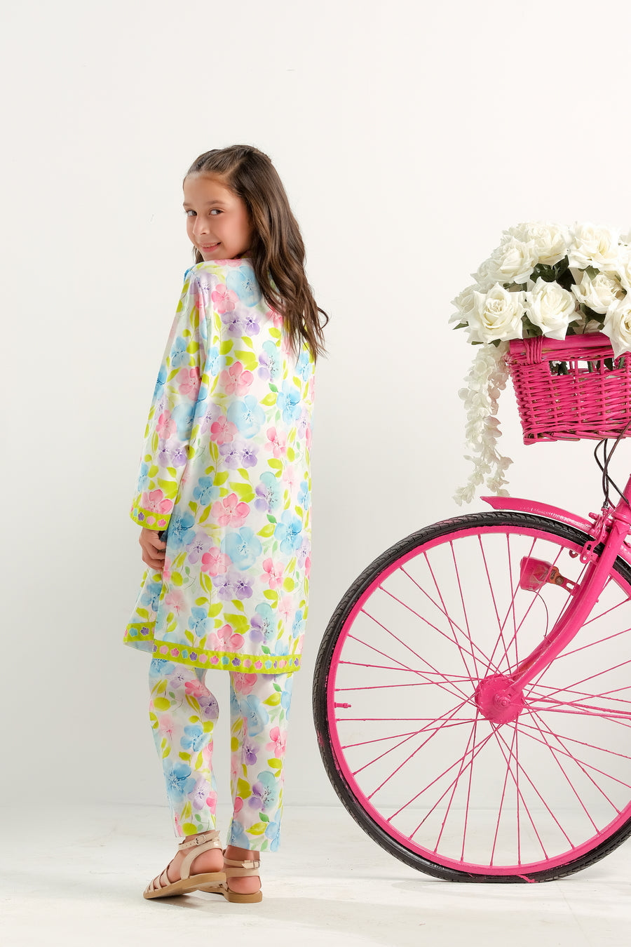 Sprinkles Stitched 2 Piece Summer Co Ord Sets Kids Collection'2025-Petal Parade - 2pcs