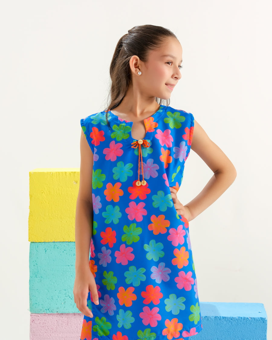 Sprinkles Stitched 2 Piece Summer Co Ord Sets Kids Collection'2025-Color Carnival - 2pcs