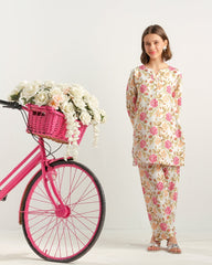 Sprinkles Stitched 2 Piece Summer Co Ord Sets Kids Collection'2025-Pastel Bloom Parade - 2pcs