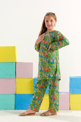 Sprinkles Stitched 2 Piece Summer Co Ord Sets Kids Collection'2025-Meadow Bloom - 2pcs