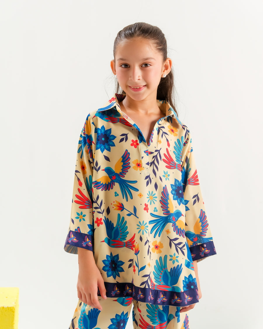 Sprinkles Stitched 2 Piece Summer Co Ord Sets Kids Collection'2025-Garden Carnival - 2pcs