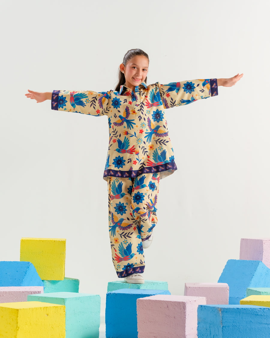 Sprinkles Stitched 2 Piece Summer Co Ord Sets Kids Collection'2025-Garden Carnival - 2pcs