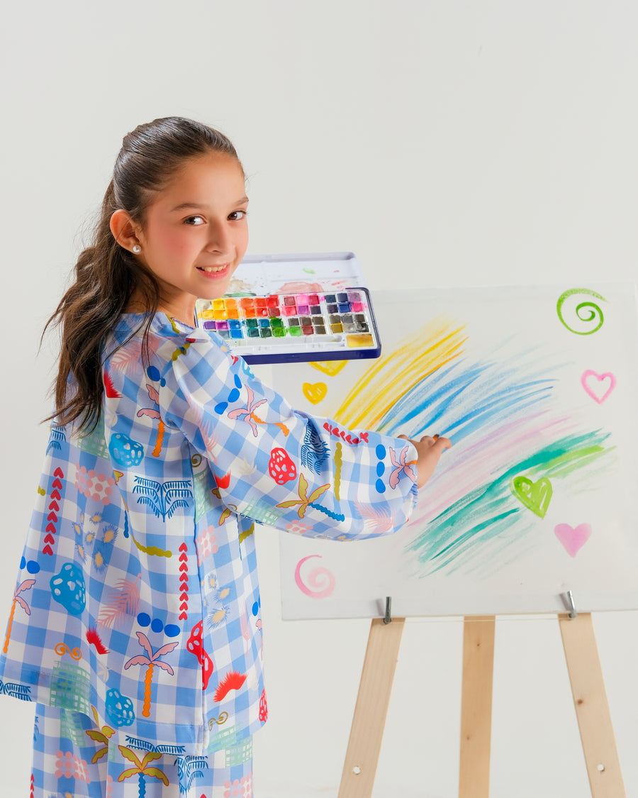 Sprinkles Stitched 2 Piece Summer Co Ord Sets Kids Collection'2025-Forest Picnic - 2pcs