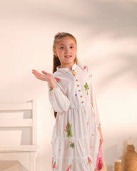 Sprinkles Stitched 1 Piece Summer Shirts Kids Collection'2025-Playhouse Checks - 1pc