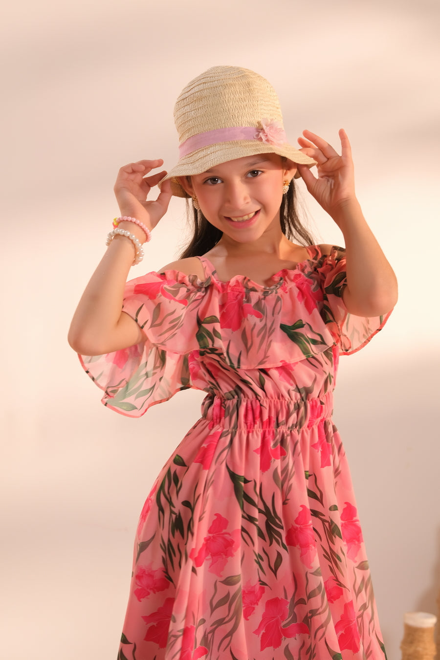 Sprinkles Stitched 1 Piece Formals Shirts Kids Collection'2025-Petal Whispers - 1pc