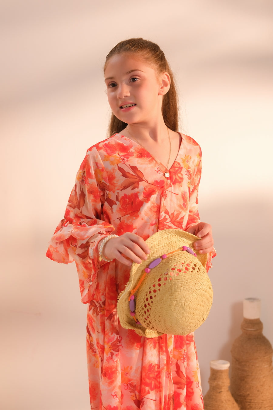 Sprinkles Stitched 1 Piece Formals Shirts Kids Collection'2025-Amber Meadow - 1pc