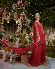 Sprinkles Stitched Formals Festive Kids-Anarkali - 3pcs