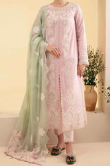 Qlinekari By Qalamkar Unstitched 3 Piece Emb Lawn Suit-SQ-02-Asema