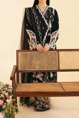 Qlinekari By Qalamkar Unstitched 3 Piece Emb Lawn Suit-SQ-03-Marwa