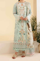 Qlinekari By Qalamkar Unstitched 3 Piece Emb Lawn Suit-SQ-06-Afrozeh