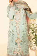 Qlinekari By Qalamkar Unstitched 3 Piece Emb Lawn Suit-SQ-06-Afrozeh