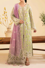 Qlinekari By Qalamkar Unstitched 3 Piece Emb Lawn Suit-SQ-10-Vehja