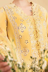 Qlinekari By Qalamkar Unstitched 3 Piece Emb Lawn Suit-SQ-12-Zhian