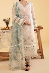 Qlinekari By Qalamkar Unstitched 3 Piece Emb Lawn Suit-SQ-13-Aysel