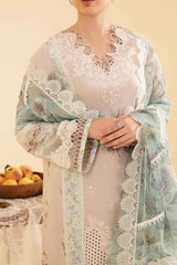 Qlinekari By Qalamkar Unstitched 3 Piece Emb Lawn Suit-SQ-13-Aysel