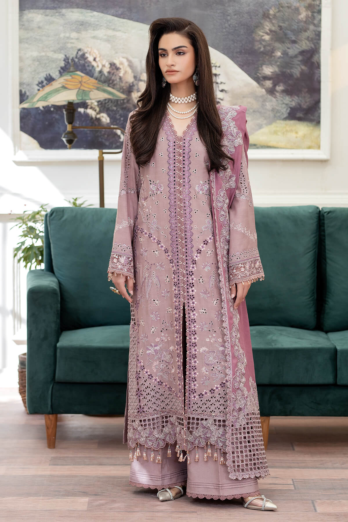 Zebrang By Imrozia Unstitched 3 Piece Silk Collection'2025-SRS-14 Sitara