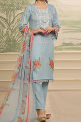 Maryum Maniya Unstitched 3 Piece Summer Soiree's Printed & Emb Lawn Vol-03 Suit-SS-08