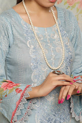 Maryum Maniya Unstitched 3 Piece Summer Soiree's Printed & Emb Lawn Vol-03 Suit-SS-08