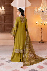 Shehnai by Ramsha Unstitched 3 Piece Raw Silk Vol- 01 Collection'2025-SS-106