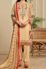 Maryum Maniya Unstitched 3 Piece Summer Soiree's Printed & Emb Lawn Vol-03 Suit-SS-10