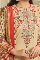 Maryum Maniya Unstitched 3 Piece Summer Soiree's Printed & Emb Lawn Vol-03 Suit-SS-10