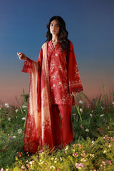 Mirha By Sahar Unstitched 3 Piece Printed Lawn Suit-SS1-26-11