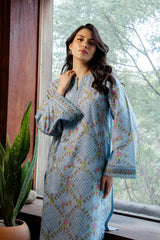 Mirha By Sahar Unstitched Printed Lawn Shirt-SS1-26-34