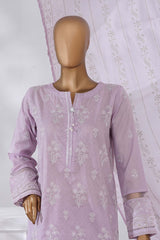 Sunehri By HZ Stitched 3 Piece Emb Dyed Cotton Winter Collection'2025-SSE-813-Lavender