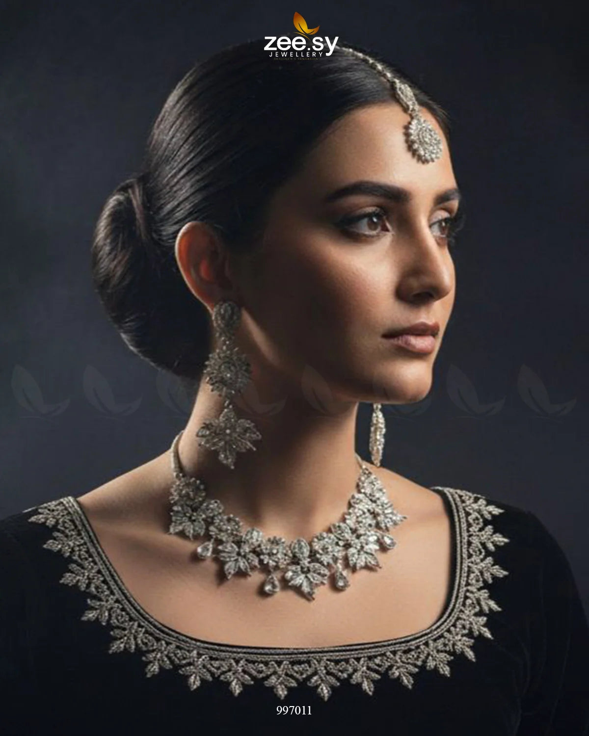 Angelonia Necklace Set - Zeesy Jewellery