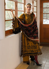 Hussain Rehar Unstitched 3 Piece Karandi A/W Suit-Saage