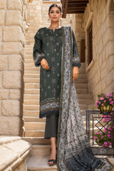 Sada Bahar Stitched 3 Piece Printed Lawn Vol-01 Suit-PR-2742-Mehndi