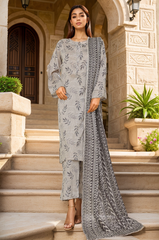 Sada Bahar Stitched 3 Piece Printed Lawn Vol-05 Suit-PR-9553-Skin