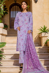 Sada Bahar Stitched 3 Piece Printed Lawn Vol-05 Suit-PR-5276-L.Purple