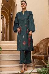Sada Bahar Stitched 2 Piece Co Ords Emb Jacquard Vol-05 Suit-D-05-Green