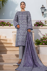 Sada Bahar Stitched 3 Piece Printed Lawn Vol-02 Suit-PR-9491-Grey