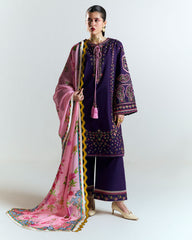 Jugnu by Hussain Rehar Unstitched 3 Piece Spring Summer Edit 2 Suit-Sagar
