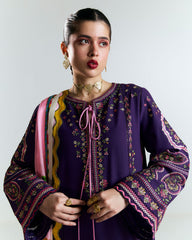 Jugnu by Hussain Rehar Unstitched 3 Piece Spring Summer Edit 2 Suit-Sagar