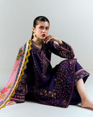 Jugnu by Hussain Rehar Unstitched 3 Piece Spring Summer Edit 2 Suit-Sagar