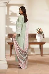 Justuju By Inara Stitched 3 Piece Winter Suit-SAGE DR-07